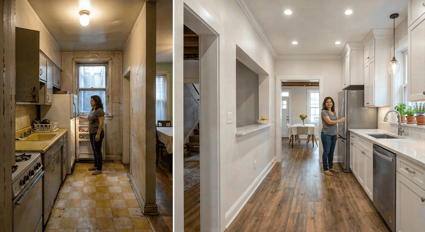 Kitchen Remodels That Actually Work in South Philadelphia Row Homes